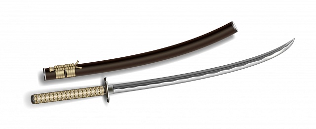 Katana, legendární nástroj samurajů, je nyní spíše sběratelskou záležitostí.