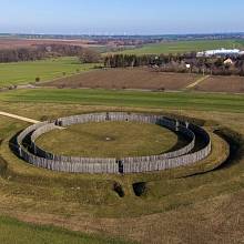Zrekonstruovaný rondel Goseck v Německu