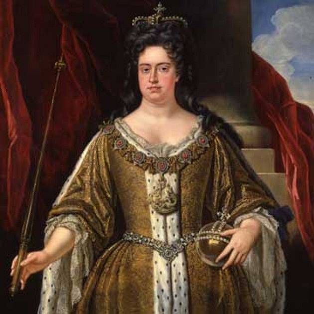 Anna Stuartovna v době své korunovace