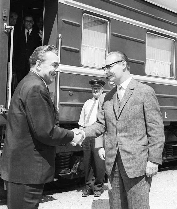 Jednání v Čierné nad Tisou získalo přízvisko "vagónové jednání" podle vládního vlaku sovětské delegace