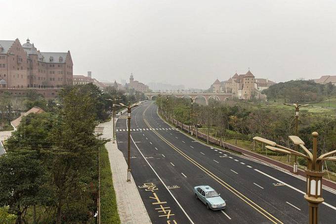 Nový kampus firmy Huawei v čínském Tung Kuanu kopíruje architekturu evropských měst