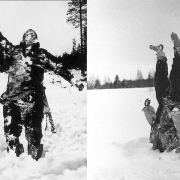 Zmrzlá těla sovětských vojáků během zimní války