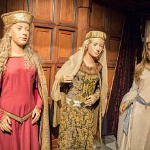 Tři ze čtyř manželek Karla IV.