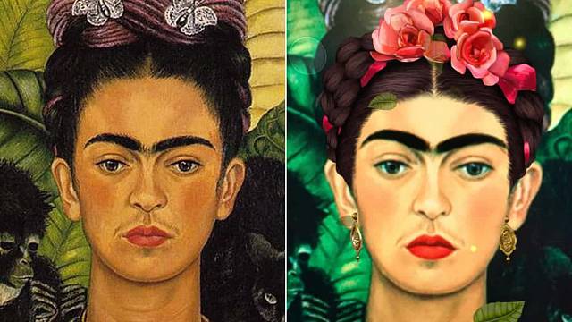 Upravený portrét Fridy Kahlové, použitý pro loňský Mezinárodní den žen, čelil kritice kvůli nadměrnému zesvětlení pleti a symetrickému zarovnání tváře