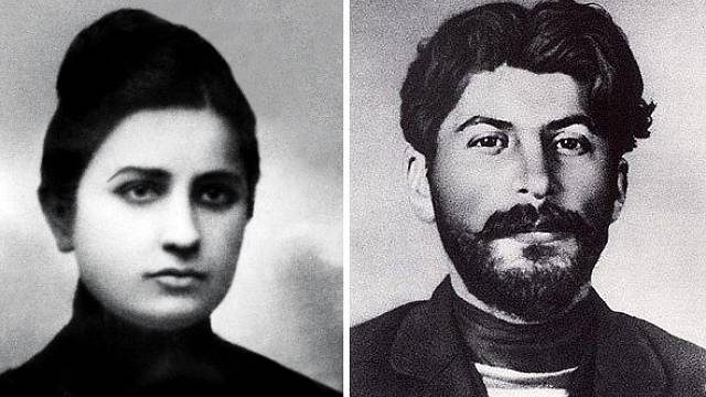 Stalin se svou první manželkou Jekatěrinou