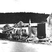 Vypálená obec Javoříčko byla po válce znovu postavena