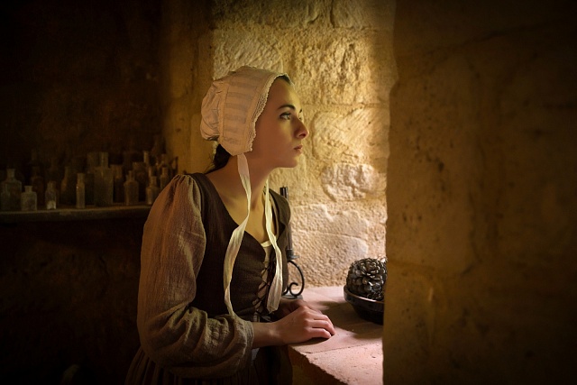 Středověká žena.