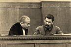 Josif Stalin a Nikita Chruščov