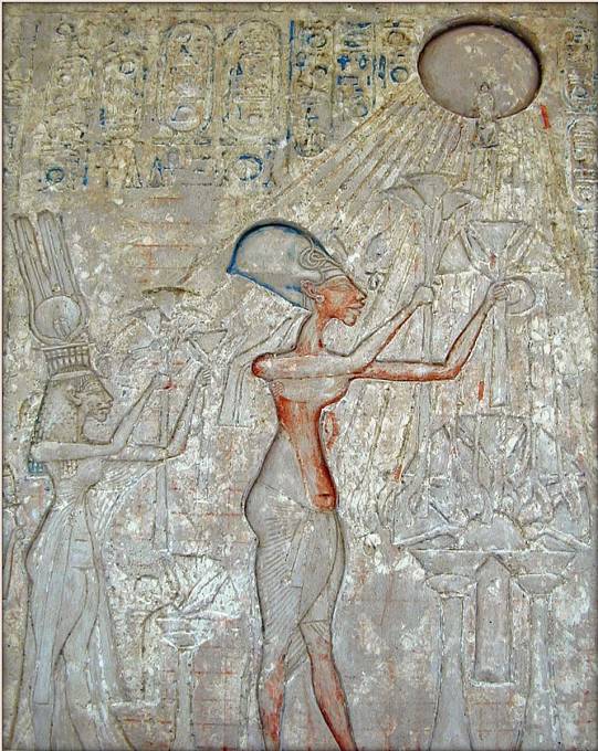 Kresba faraona Achnatona
