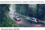 Mercedes-Benz propaguje jízdu v protisměru do zatáčky