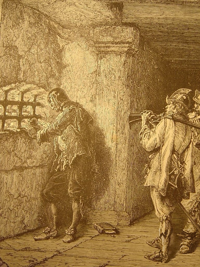 Muž se železnou maskou - ilustrace z roku 1872