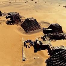 Pyramidy v Súdánu postavené vládci království Kuš.