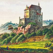 Libeňský zámeček Šilboch v roce 1830