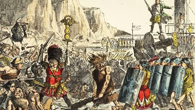 Lítý boj Římanů proti Keltům