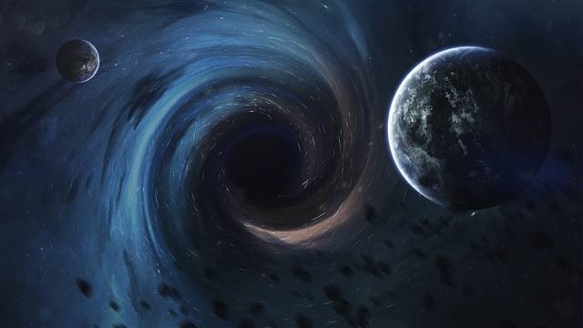 Černá díra přitáhne vše, co se k ní přiblíží.