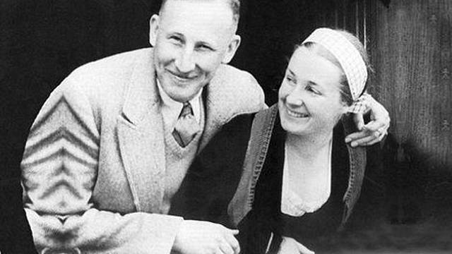 Heydrich s manželkou Linou