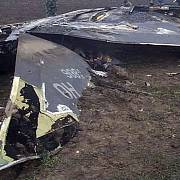 Trosky sestřeleného letounu F-117 Nighthawk