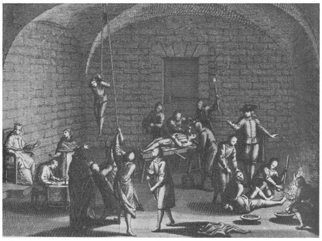 Inkviziční mučírna. Historické paměti (1716)