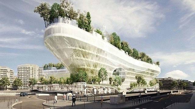 Vznášející se les je pařížským projektem japonského architekta Sou Fujimota