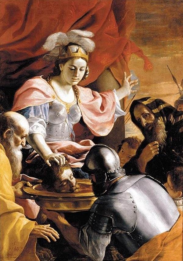 Mattia Preti, Tomyris přijímá hlavu Kýra, 1670-72.