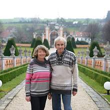 Manželé Magda a Petr Kučerovi, majitelé zámku Nové Hrady