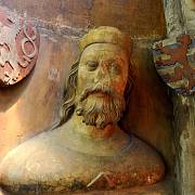 Busta Jana Lucemburského v triforiu katedrály sv. Víta v Praze
