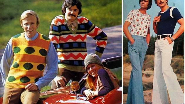 Dotyk - Vzpomínka na módu 70. let: Směšné mužské trendy, které nosili  všichni