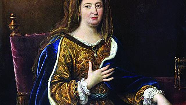 Françoise d'Aubigné později markýza de Maintenon.
