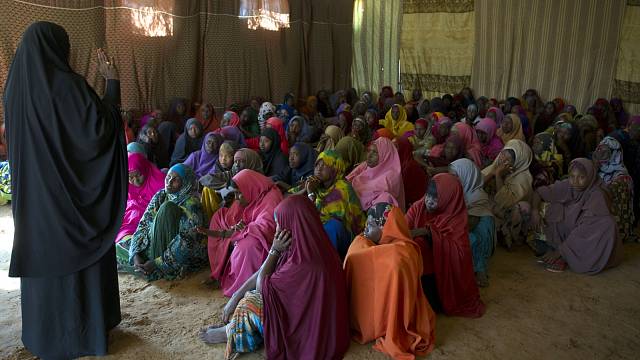 Osvětová kampaň proti ženské obřízce v Somálsku 2014