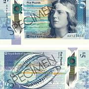 Nominovaná bankovka Bank of Scotland s básnířkou Nan Shepherd