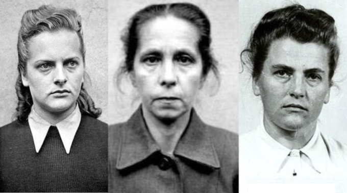 Nacistické dozorkyně: Irma Grese, Juana Bormann a Maria Mandel