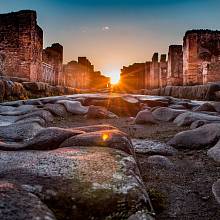 Starověké město Pompeje.