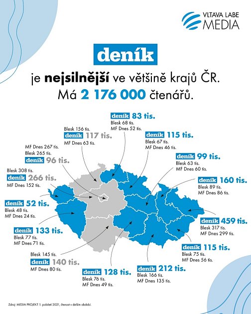 Mapka čtenosti Deníku