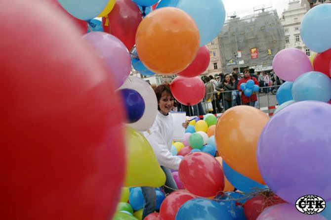 Pouťové balonky. Ilustrační foto