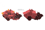 Koronavirus v okresech a krajích k 2. 11. 2021.