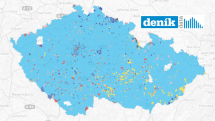 Sněmovní volby 2017. Vítězné strany v jednotlivých okrscích.