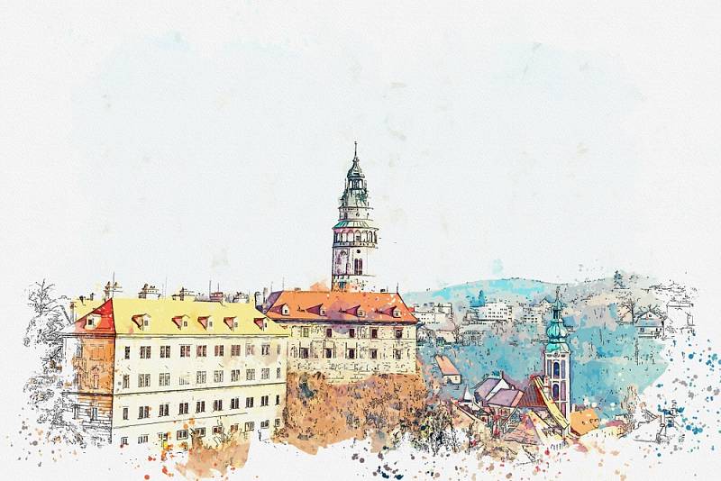 Státní hrad a zámek Český Krumlov. Ilustrační foto.