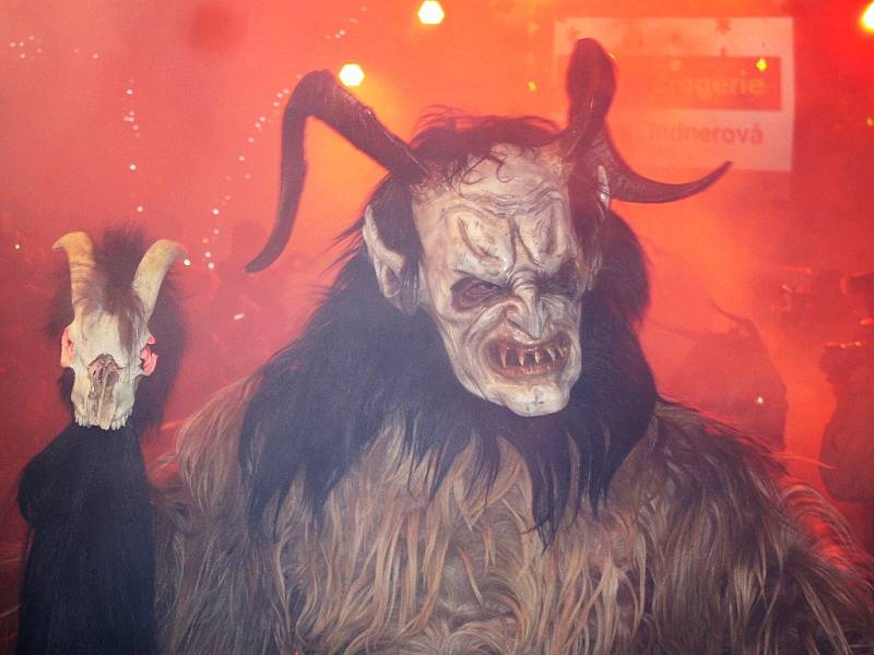 Krampus show v Žatci