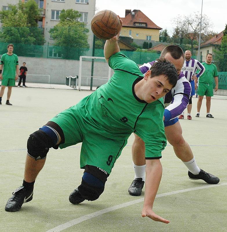 Utkání Žatce (v zeleném) proti Řevnicím