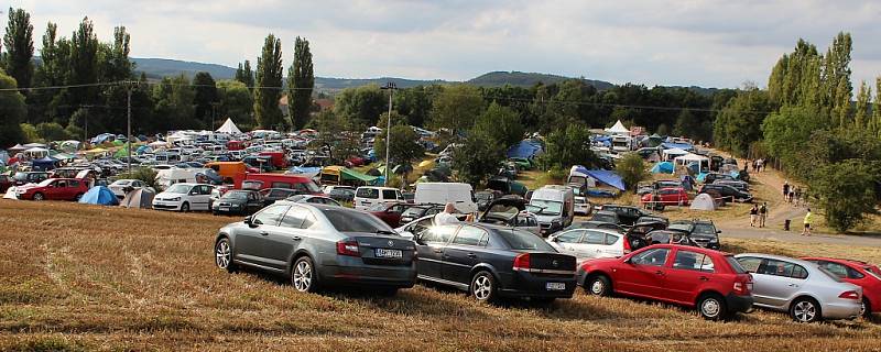 Hudební festival ve Vroutku.