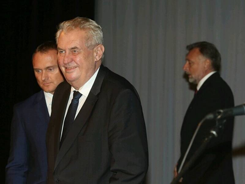 Prezident Miloš Zeman navštívil Louny.