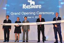 Slavnostní otevření druhé haly společnosti Kiswire v zóně Triangle.