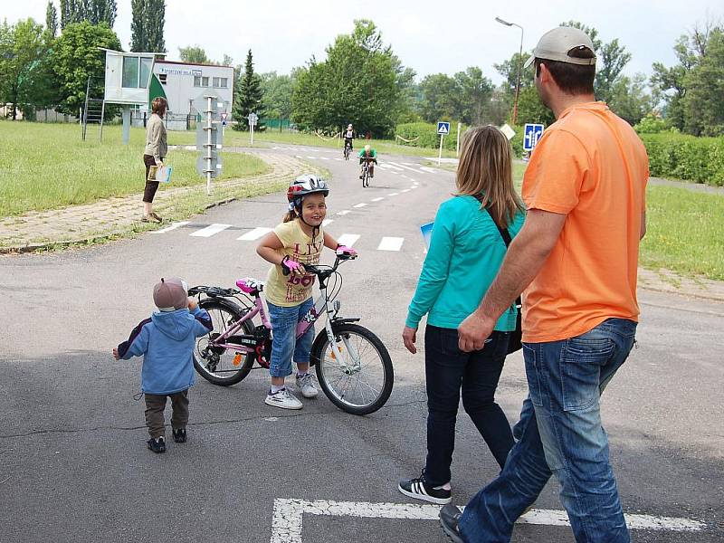 Dětský den na dopravním hřišti v Žatci