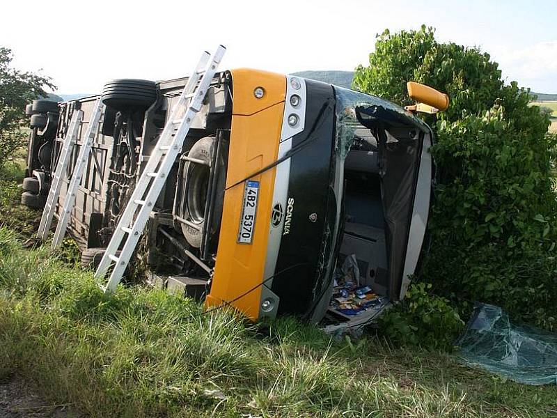 Nehoda autobusu u Lubence.