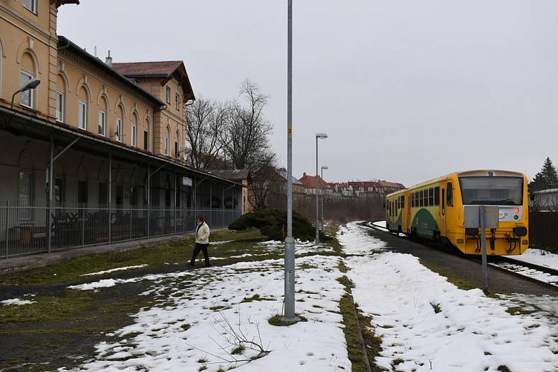 Zámecké nádraží v Teplicích.