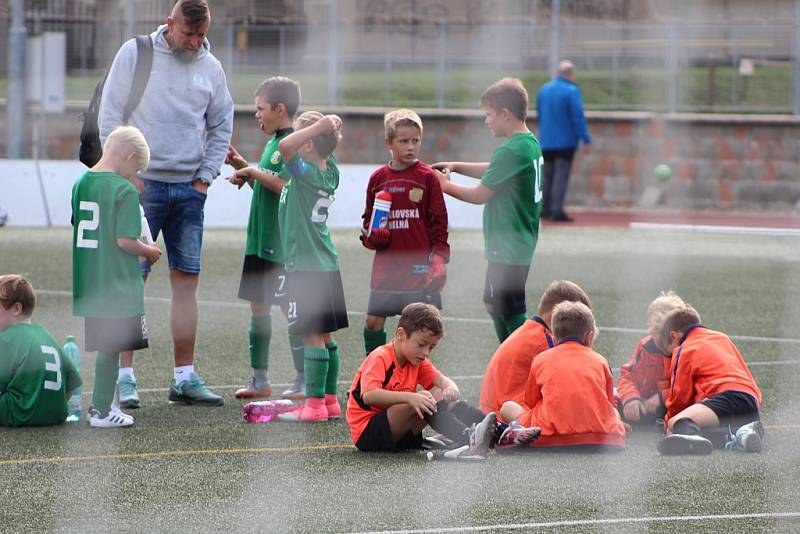 Turnaj fotbalových mladších přípravek na žateckém stadionu Mládí