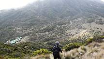 Cesta na Mount Meru v Tanzanii