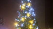 Vánoční strom v Podbořanech
