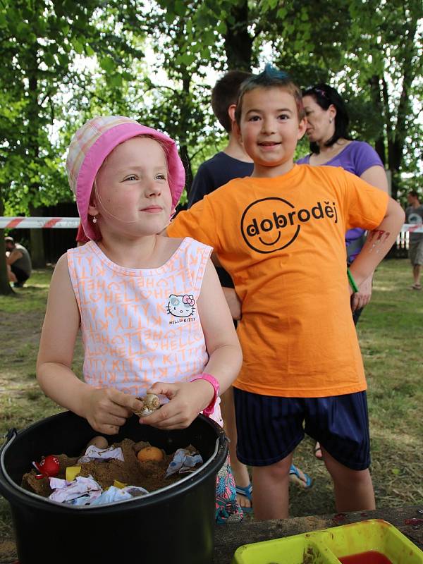 Dobrodění 2016. Pro děti byla připravena spousta her a soutěží