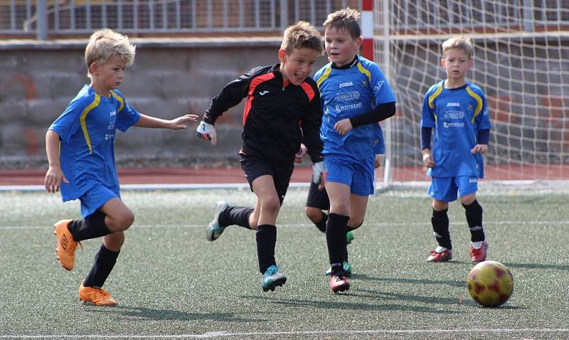 Turnaj fotbalových mladších přípravek na žateckém stadionu Mládí